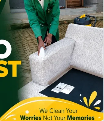 Sofa deep cleaning by D-LUXE